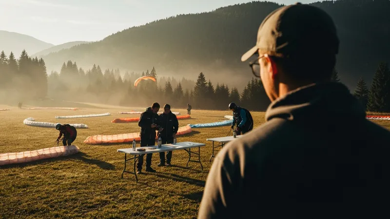 Comment créer un événement de parapente