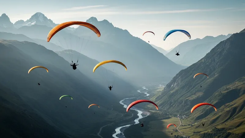 Destinations de parapente