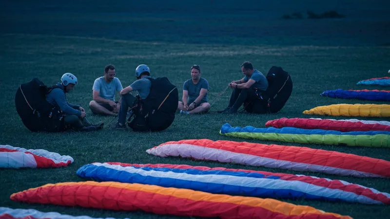 La communauté du parapente