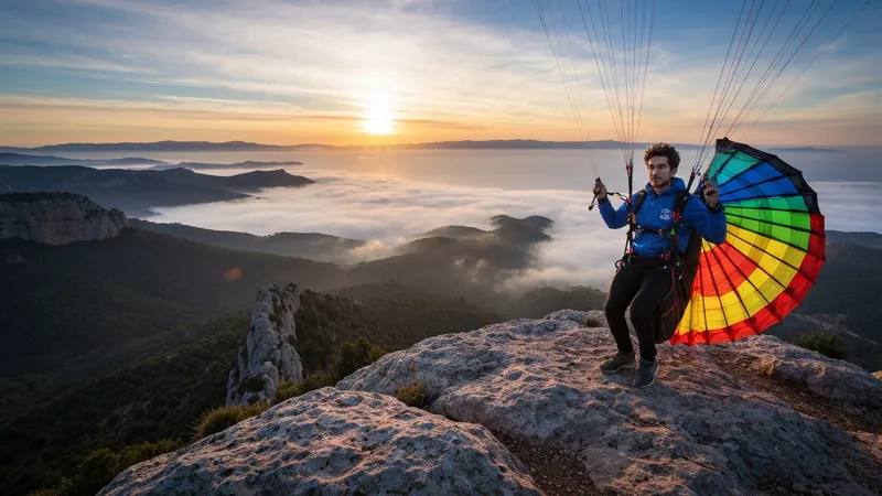 Les aventures de parapente en Espagne