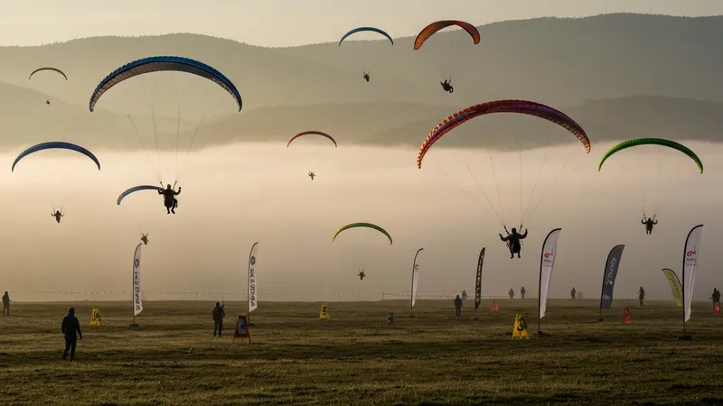 Les compétitions de parapente à ne pas manquer