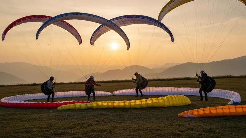 Les différentes ailes de parapente